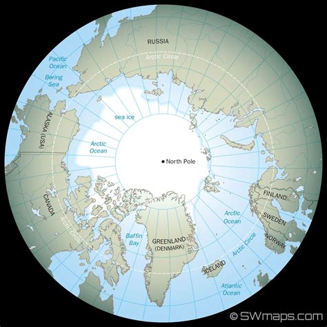 North Pole maps