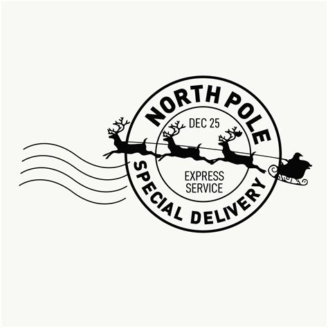 North Pole Special Delivery Certificate