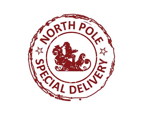 North Pole Special Delivery Seal