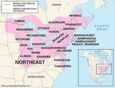 Northeast Culture Map