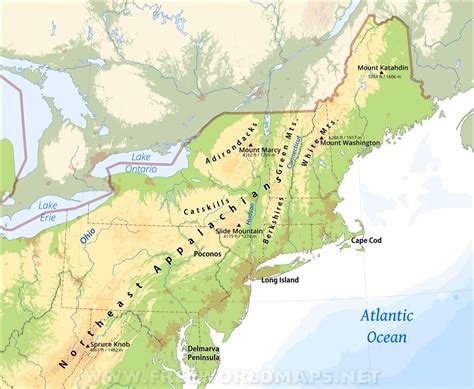 Northeast Region Geography