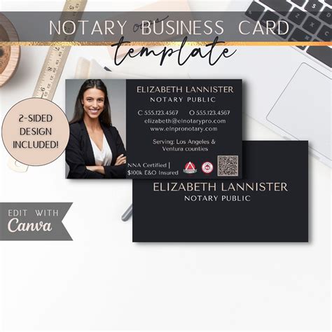 Notary Business Card Template Gallery