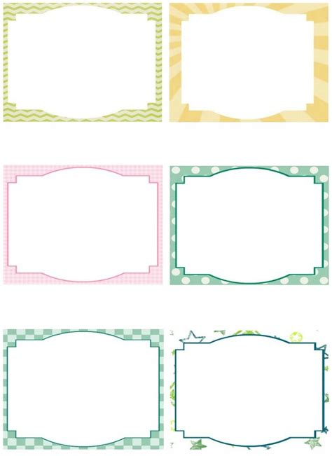 Note Card Template Gallery 2