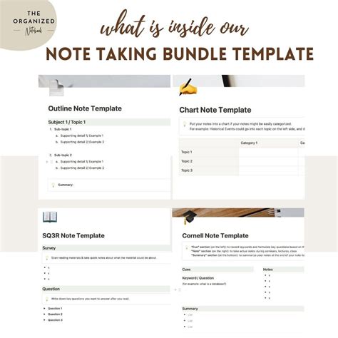 Note-taking template