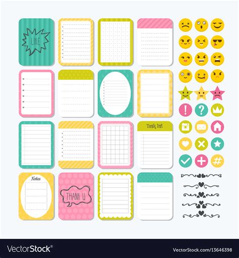 Notebook Template Designs