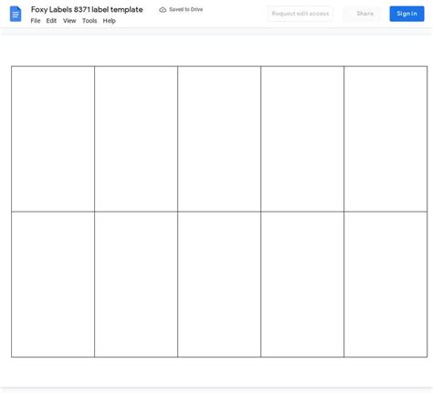 Notecard Template Google Docs