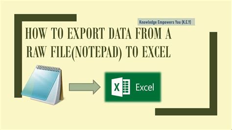 Notepad++ Export to Excel