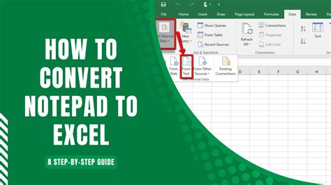 Notepad to Excel Conversion Methods