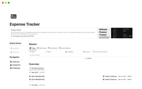 Notion Expense Tracker Integrations