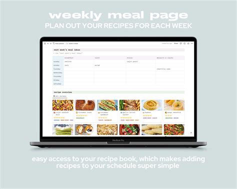 Meal Prep Schedule Template