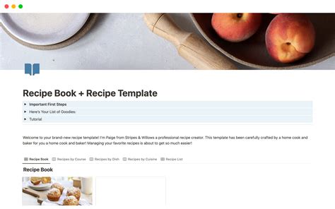 Recipe Book