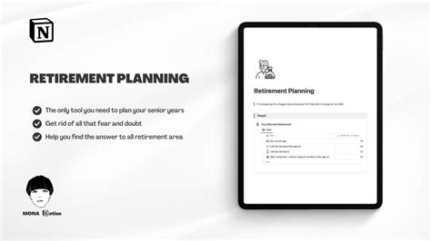 Notion retirement planning template