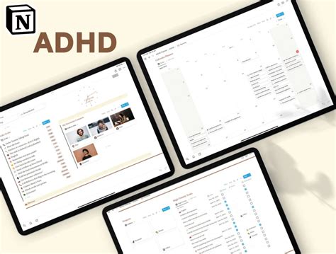 Notion Template for ADHD Productivity