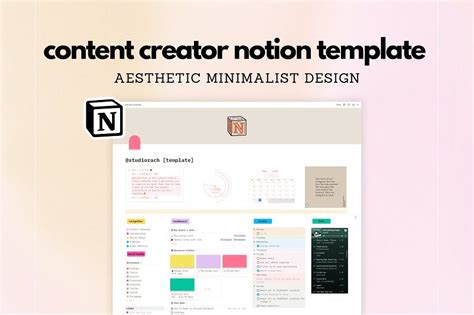 Notion Template Content Creator Tools