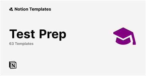 Notion template for exam prep