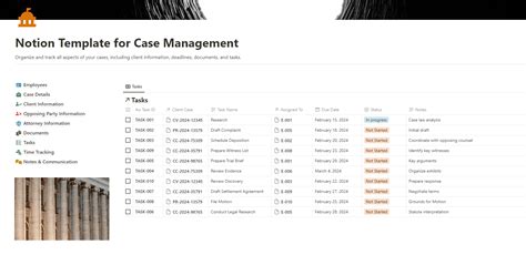 Notion Template for Lawyers 8