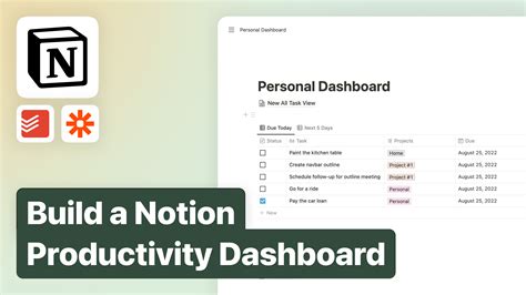 Notion Template for Small Business Productivity Customization