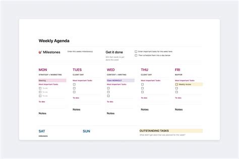 Notion Template for Small Business Productivity Database