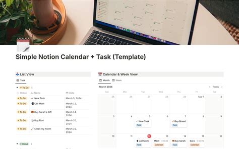 Notion Template Reminders