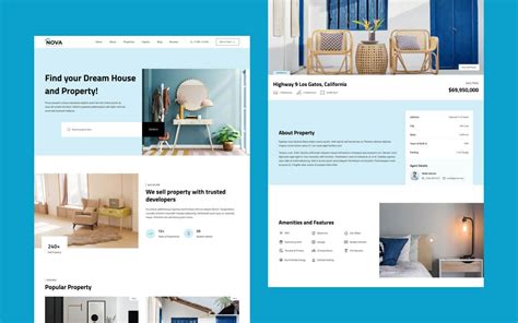 Nova Webflow template for creative agencies