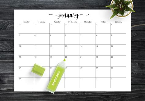 Grid-design November calendar