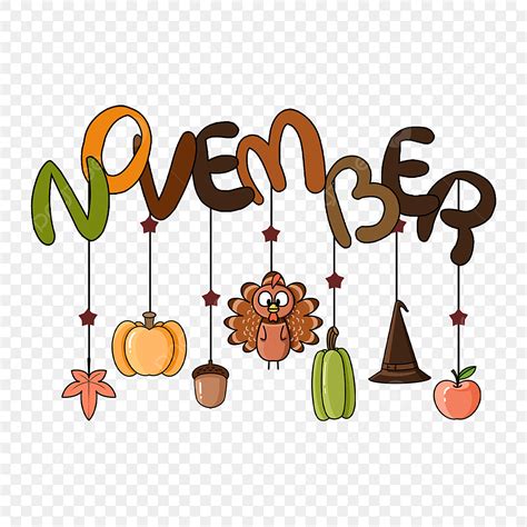 November clipart image