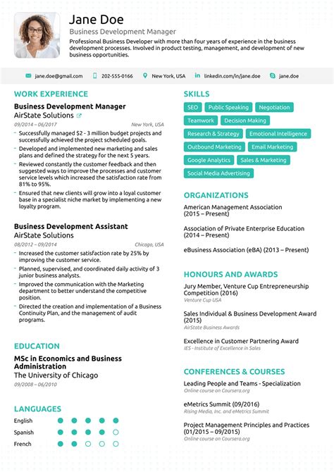 Novoresume resume templates