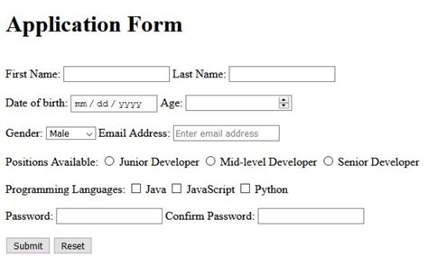 NTML Application Form