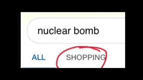 Nuclear Bomb Shopping Spree Meme