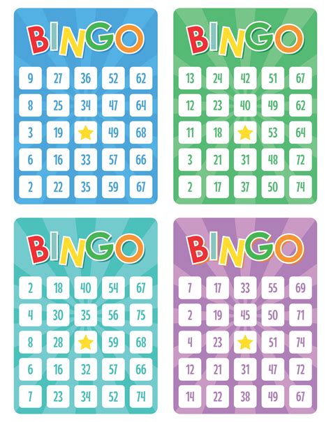 Number Bingo Printables Benefits