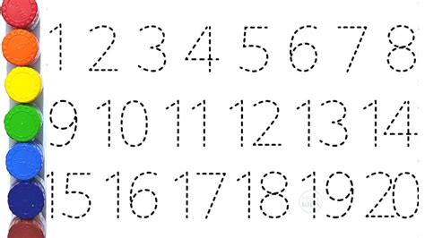 Number formations printables example