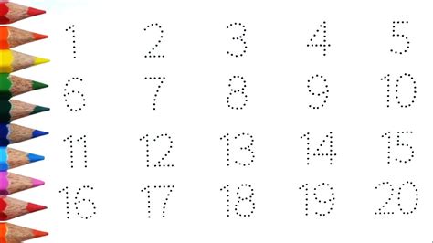 Number line printables for positive and negative numbers