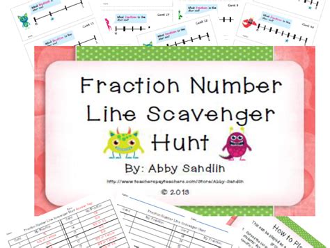 Number Line Scavenger Hunt