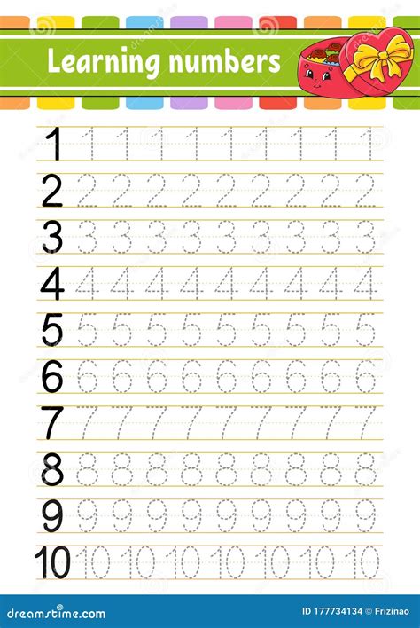 Number Writing Worksheets for Preschool and Kindergarten