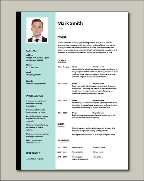 Nurse CV Template 3