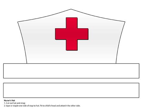 Nurse Hat Template 6