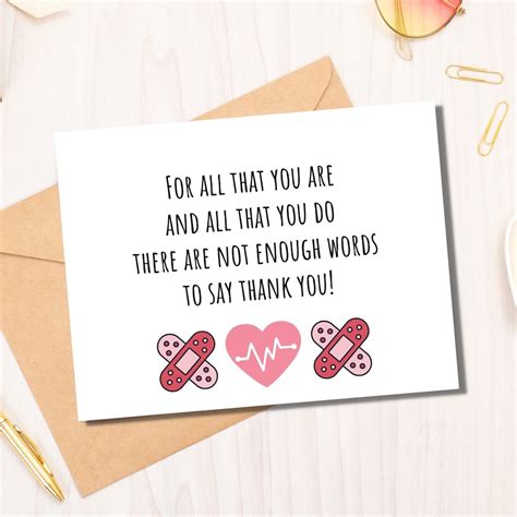 Nurse Thank You Card