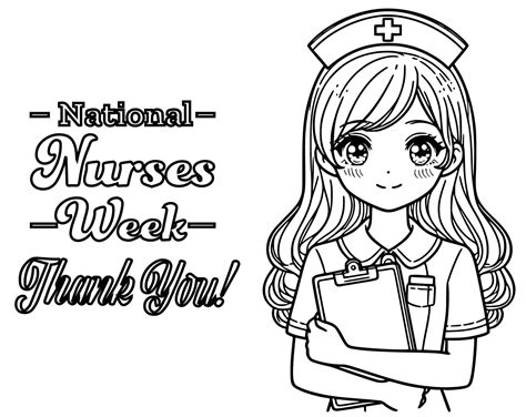 Nurses Week Coloring Pages