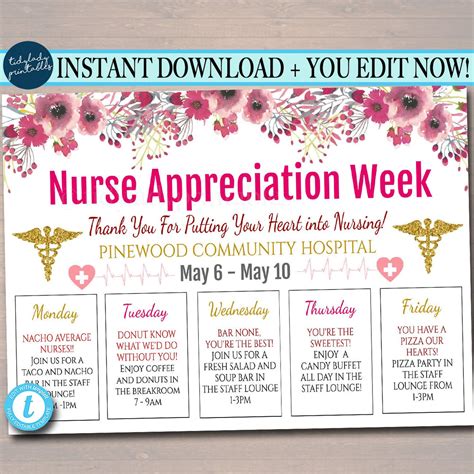 Nurses Week Printables and Gift Ideas