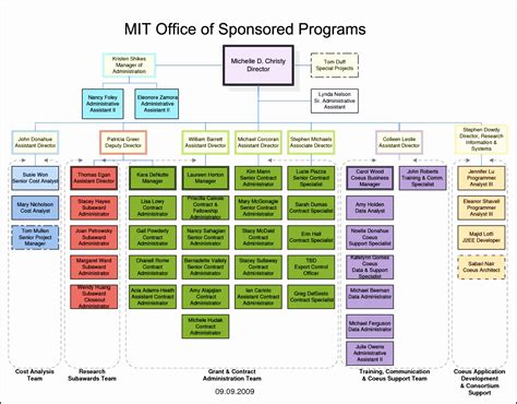 Nursing Organizational Chart Template Visio