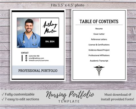 Nursing Portfolio Template Word