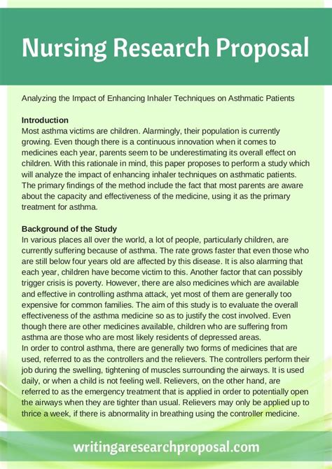 Nursing Research Template