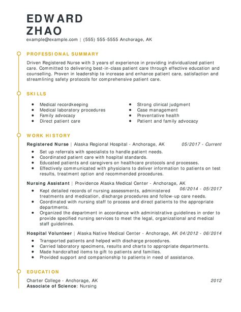 Nursing Resume Template