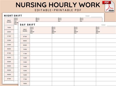 Nursing Template 8