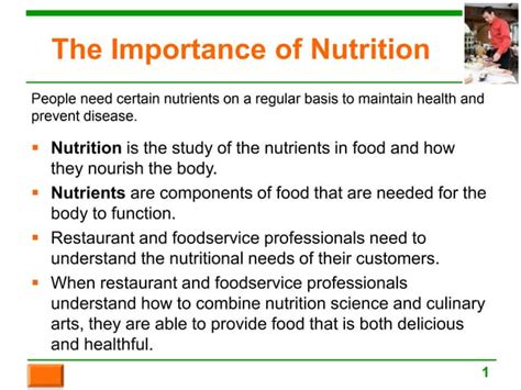 Importance of Nutrition Image