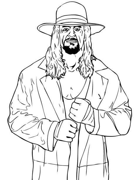 NXT WWE Coloring Page