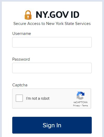 NY.gov Portal Screenshot