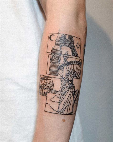 NYC landmark tattoos