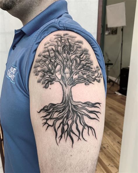 Oak Tree Tattoos