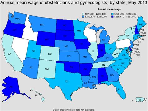 OB-GYN Doctor Salary by State